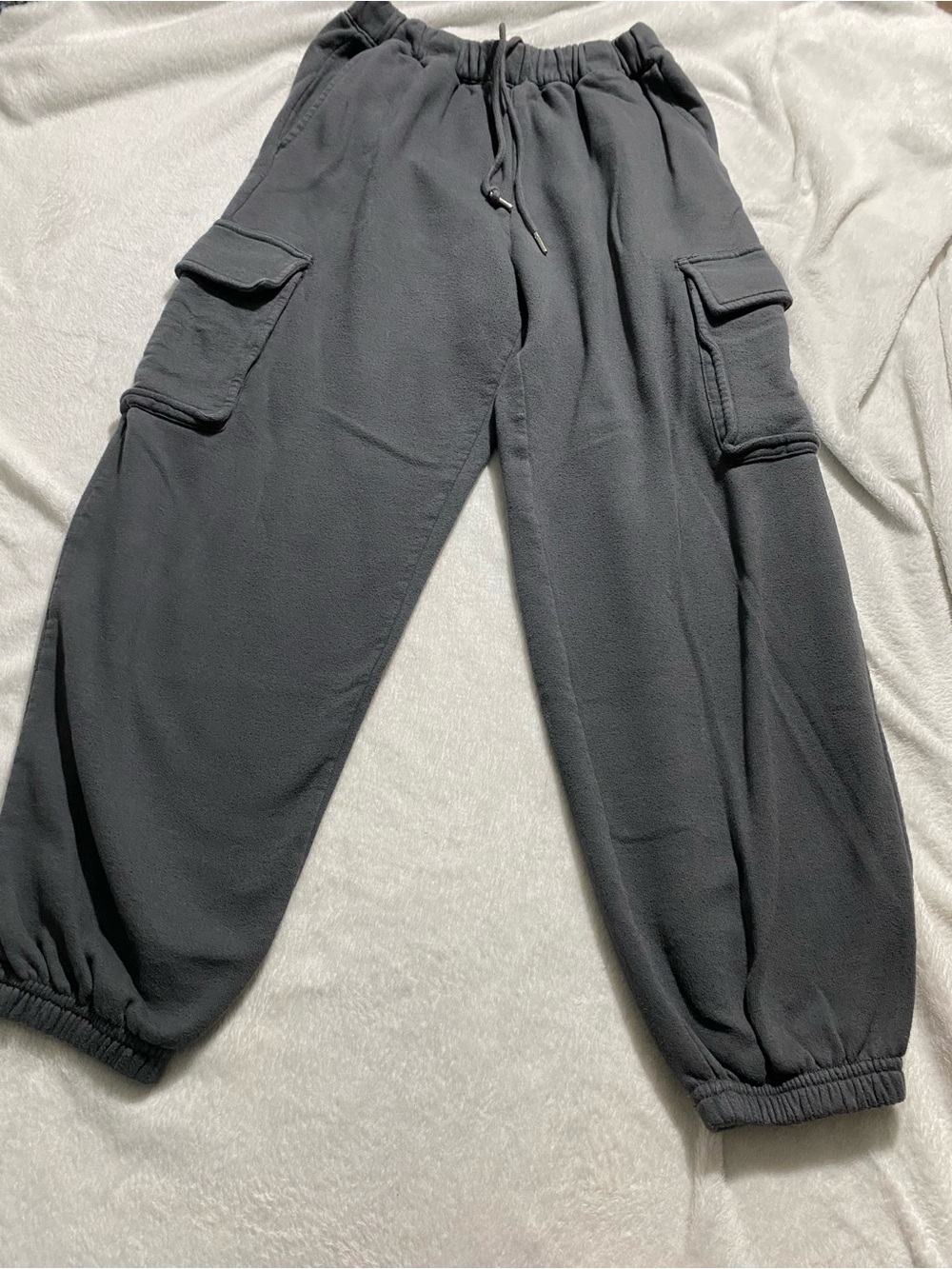 Abercrombie & Fitch Charcoal Gray A&F Essentials Sweatpants